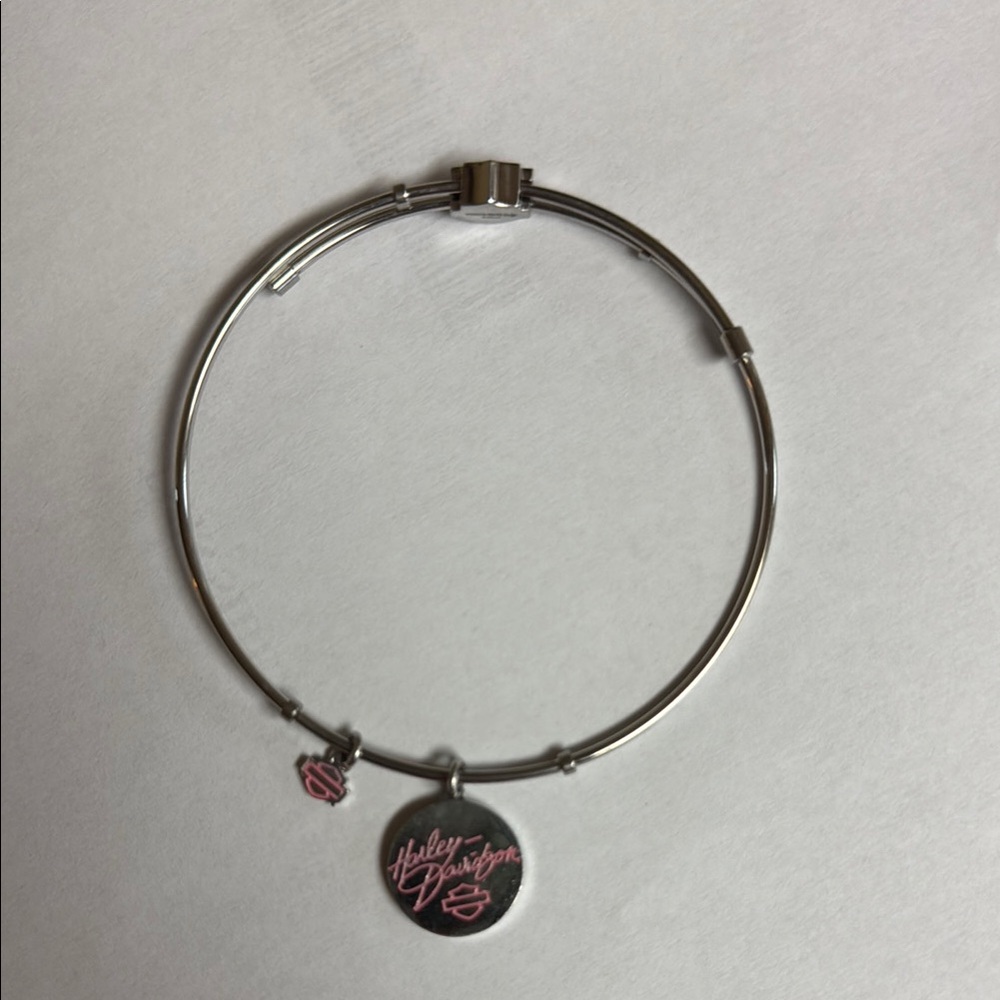 Harley-Davidson Silver Charm Bracelet